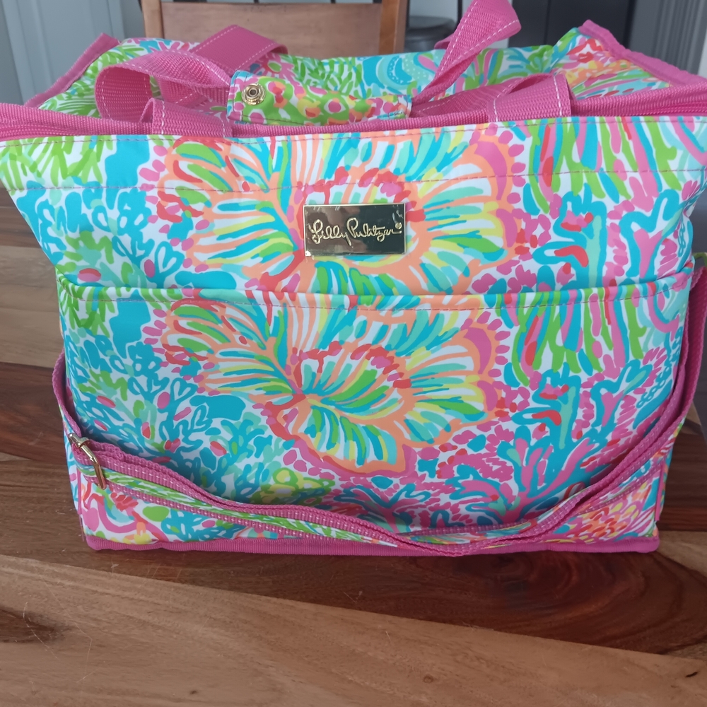 Lilly Pulitzer Colorful Insulated Tote Bag NWOT